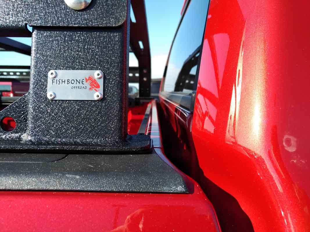Fishbone Offroad Long Bed Half Height Tackle Rack for 2005 & Up Ford F-150/Toyota Tundra FB21319