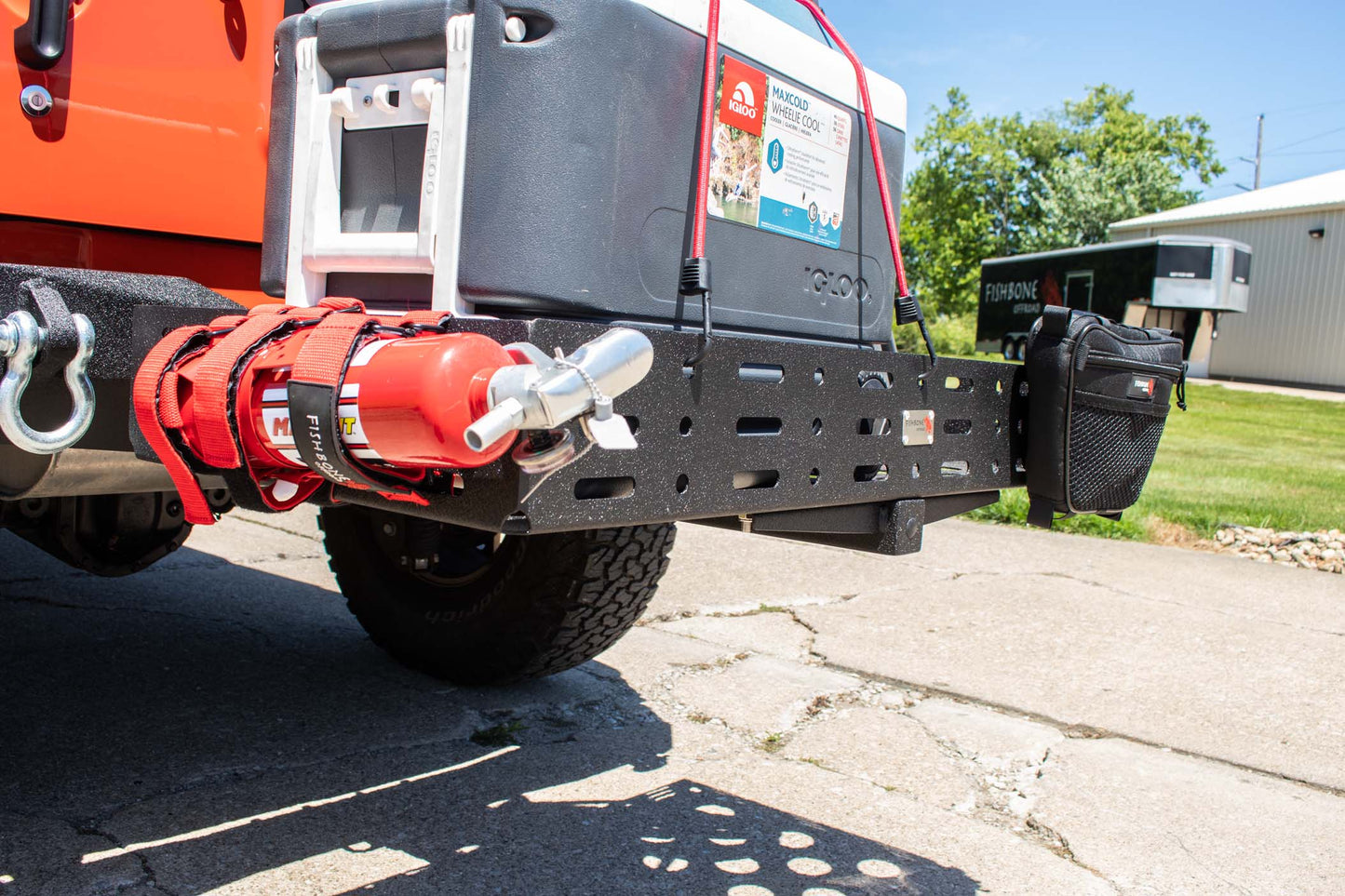 Fishbone Offroad 2 in. Hitch Cargo Basket FB21300