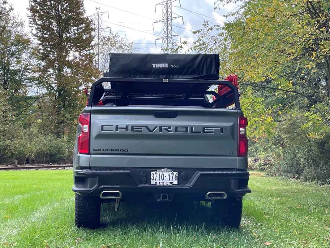 Fishbone Offroad Long Bed Half Height Tackle Rack for 1988 & Up GM Pickup FB21323
