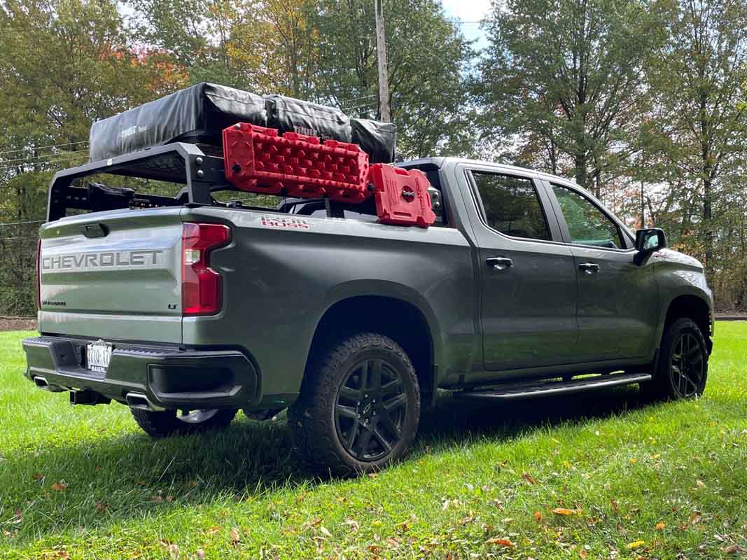 Fishbone Offroad Short Bed Half Height Tackle Rack for 1988 & Up GM Pickup FB21322
