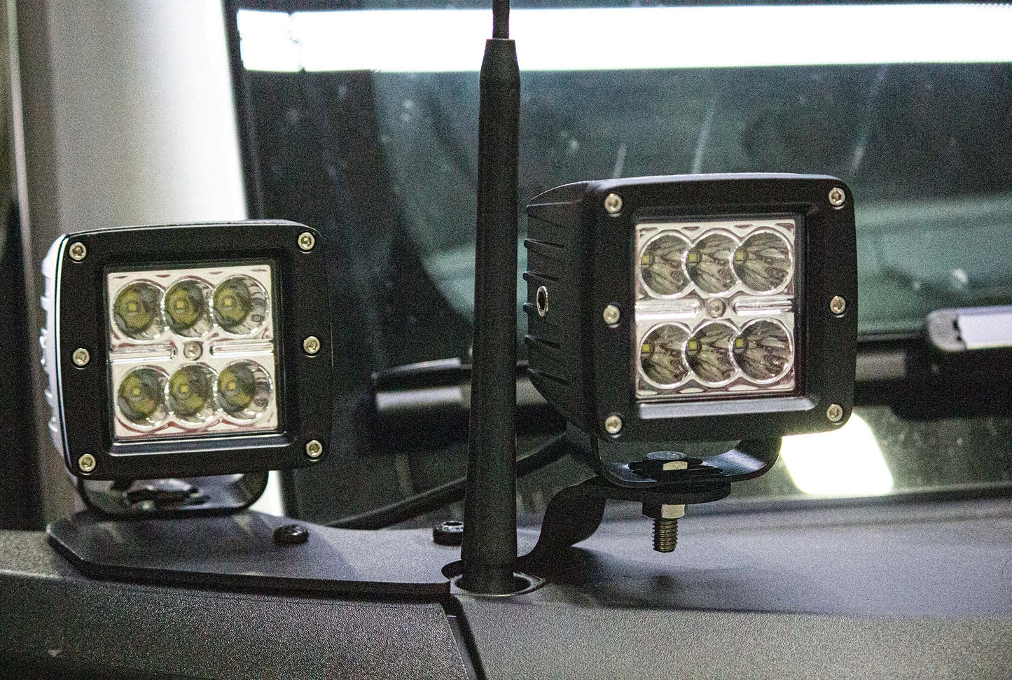 Fishbone Offroad Cowl Pod Light Bracket Set for 2022 & Up Ford Bronco FB21350