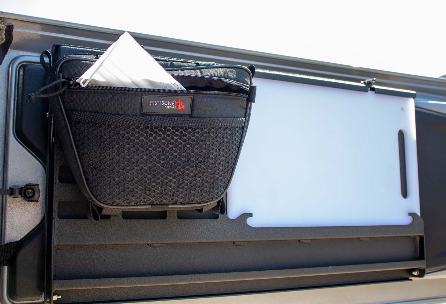 Fishbone Offroad Tailgate Table for 2007 & Up Jeep Wrangler/2021 & Up Ford Bronco FB21358