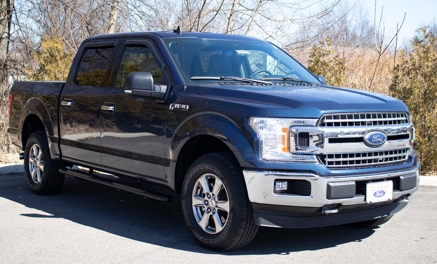 Fishbone Offroad Oval Side Steps for 2015-2023 Ford F-Series SUPERCREW CAB FB21380