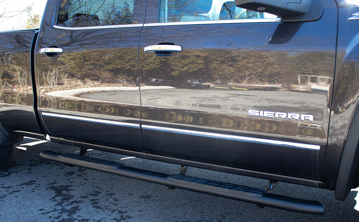 Fishbone Offroad Oval Side Steps for 2007-2019 Chevy/GMC CREW CAB Pickups FB21381
