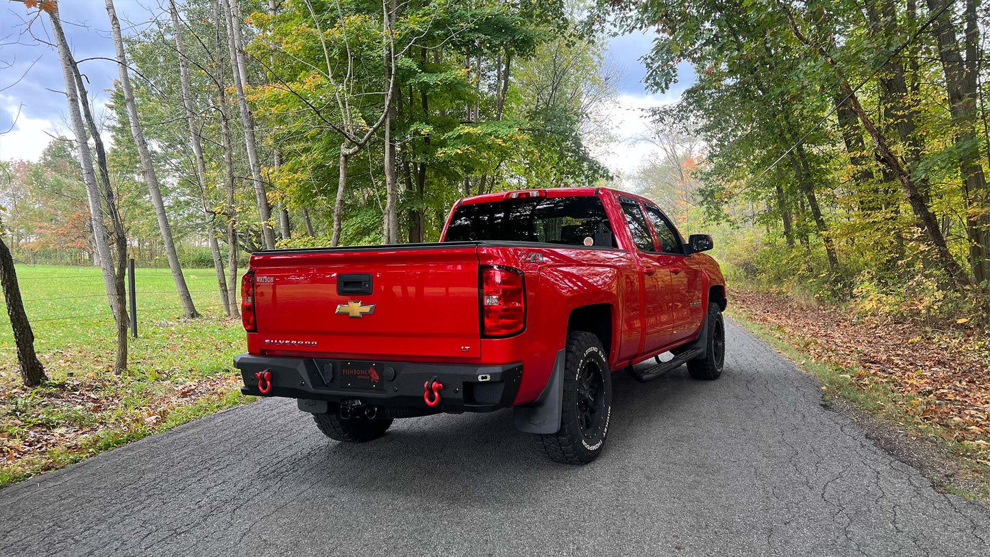 Fishbone Offroad Oval Side Steps for 2014-2019 GM Pickups FB21382