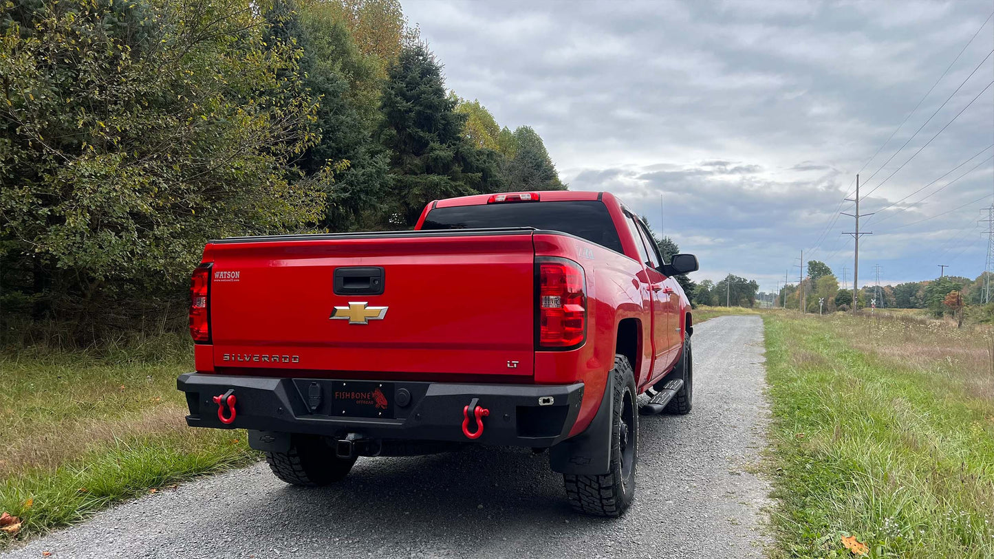 Fishbone Offroad Oval Side Steps for 2014-2019 GM Pickups FB21382