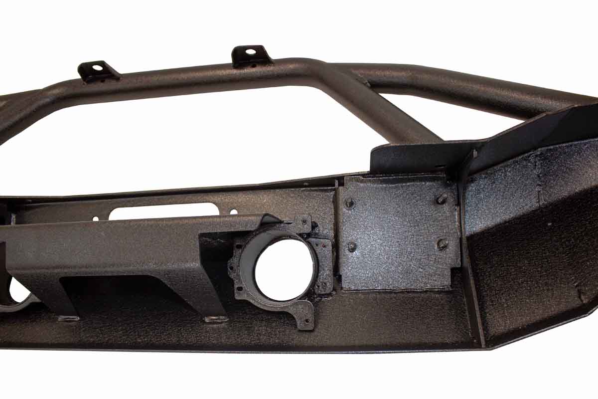 Fishbone Offroad Mid-Width Front Winch Bumper for 2018 & Up Jeep Wrangler/Gladiator FB22088