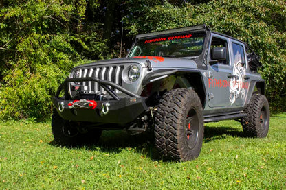 Fishbone Offroad Mid-Width Front Winch Bumper for 2018 & Up Jeep Wrangler/Gladiator FB22088