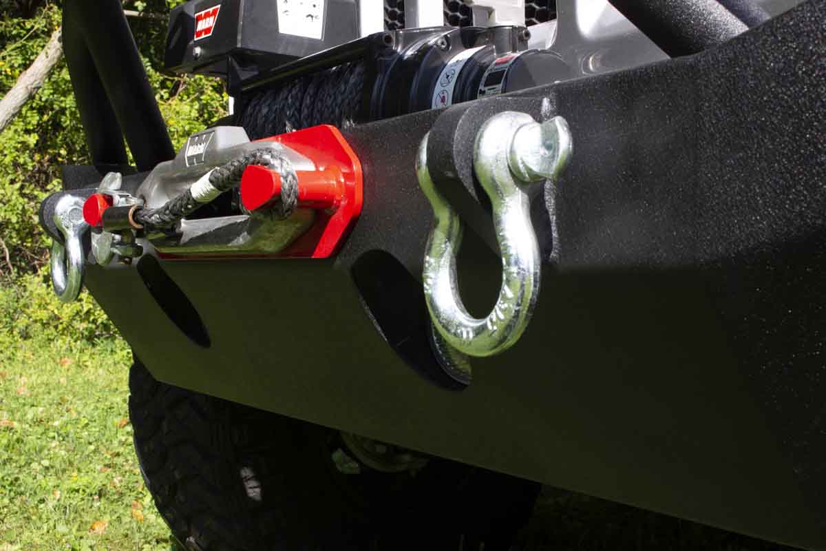 Fishbone Offroad Mid-Width Front Winch Bumper for 2018 & Up Jeep Wrangler/Gladiator FB22088