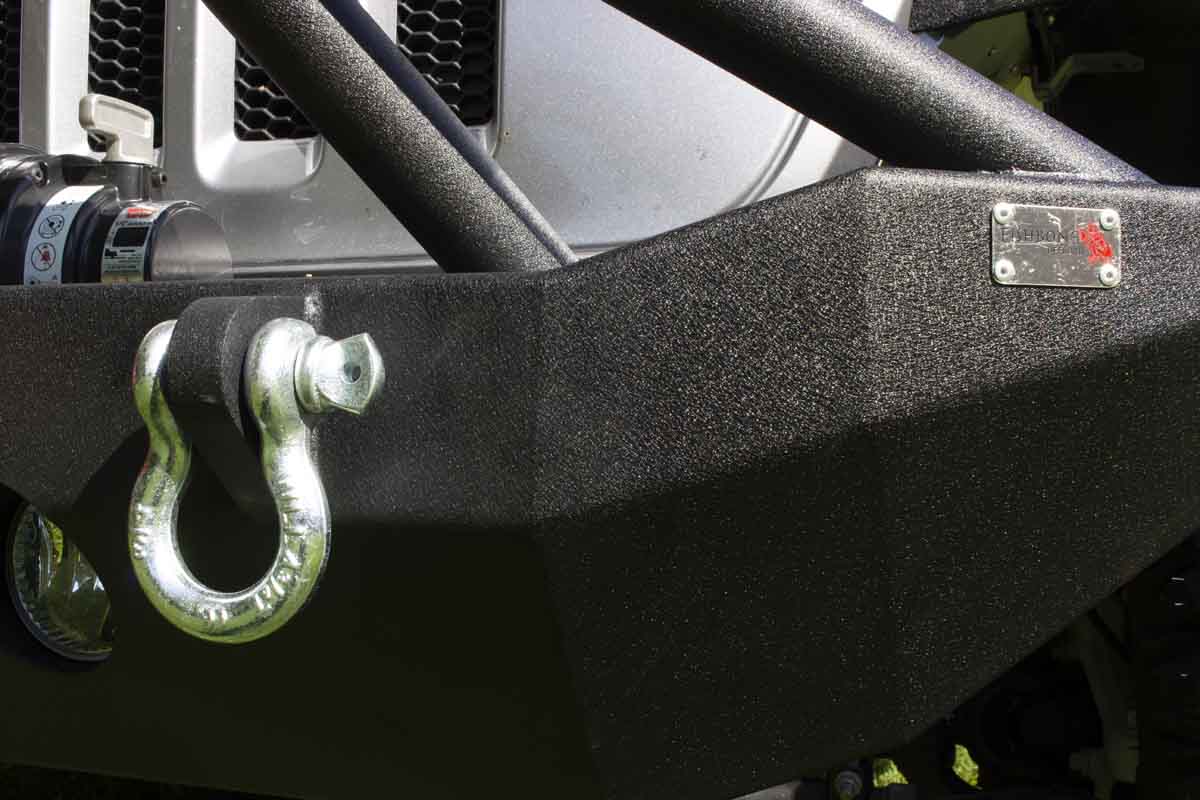 Fishbone Offroad Mid-Width Front Winch Bumper for 2018 & Up Jeep Wrangler/Gladiator FB22088