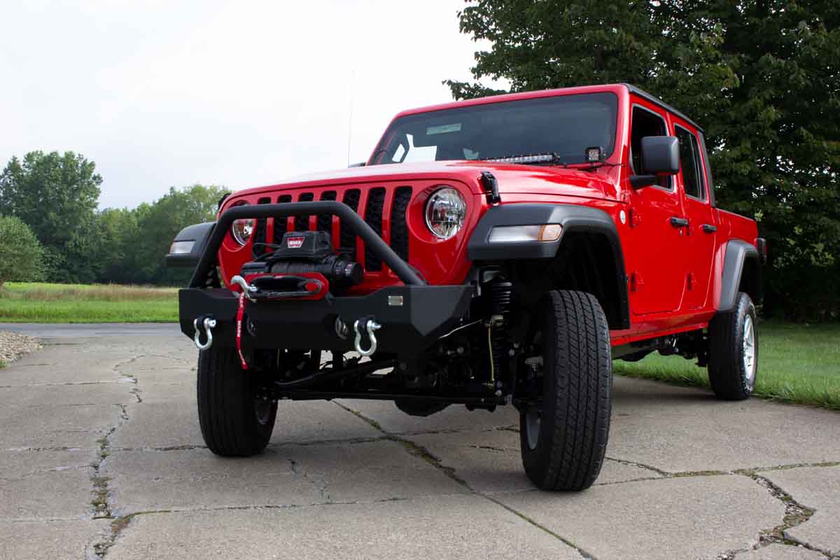 Fishbone Offroad Mako Front Bumper for 2018 & Up Jeep Wrangler/Gladiator FB22090