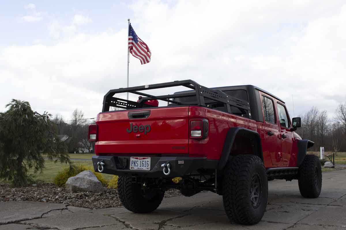 Fishbone Offroad 2020-Up Jeep Gladiator JT Mako Rear Bumper FB22149