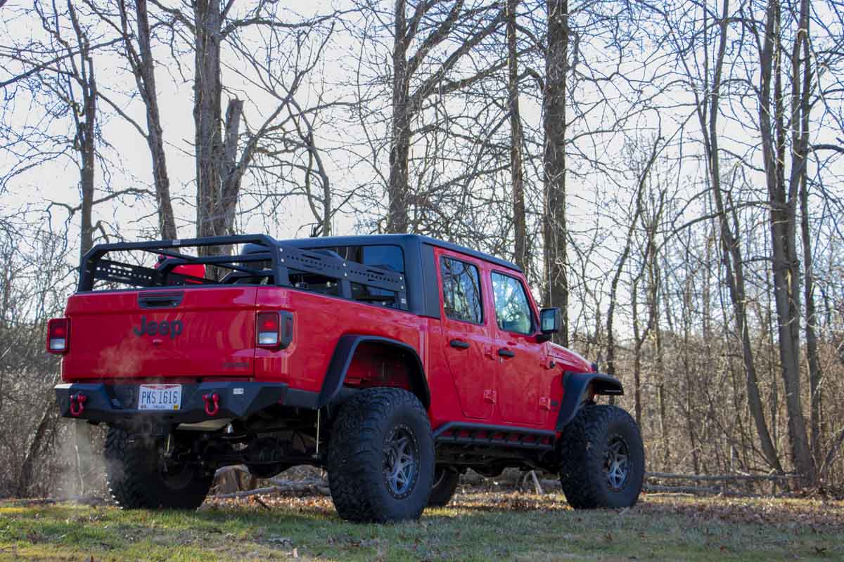Fishbone Offroad Half Height Truck Bed Rack for 2020 & Up Jeep Gladiator FB22150