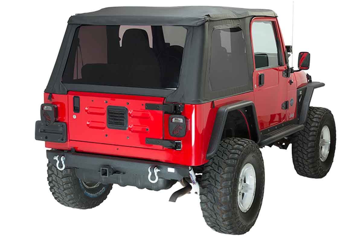 Fishbone Offroad Rear Bumper For 1987-2006 Jeep Wrangler FB22217