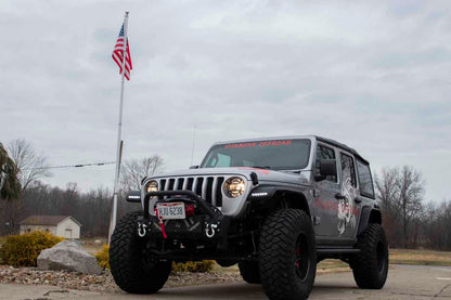 Fishbone Offroad Barracuda Modular Front Bumper For 2007 & Up Jeep Wrangler & 2020-Current Jeep Gladiator FB22341