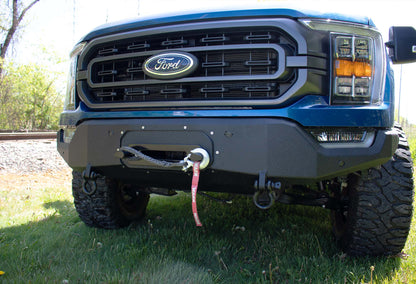 Fishbone Offroad Winch Plate (for FB22366) for 2021 & Up Ford F-150 FB22393