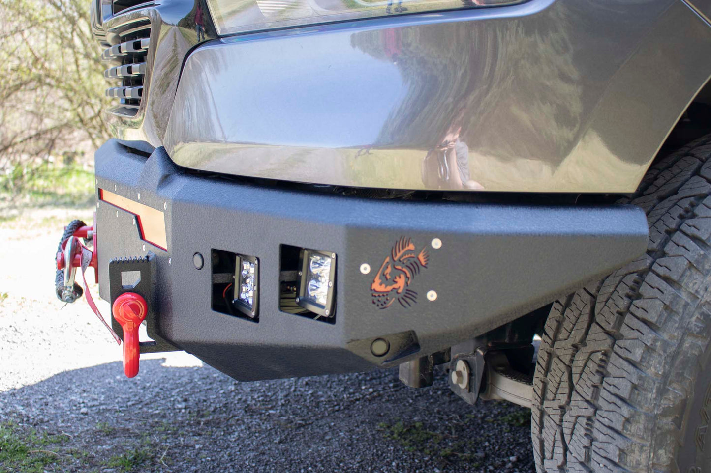 Fishbone Offroad Pike Winch Plate for 2019-2023 Dodge Ram FB22401