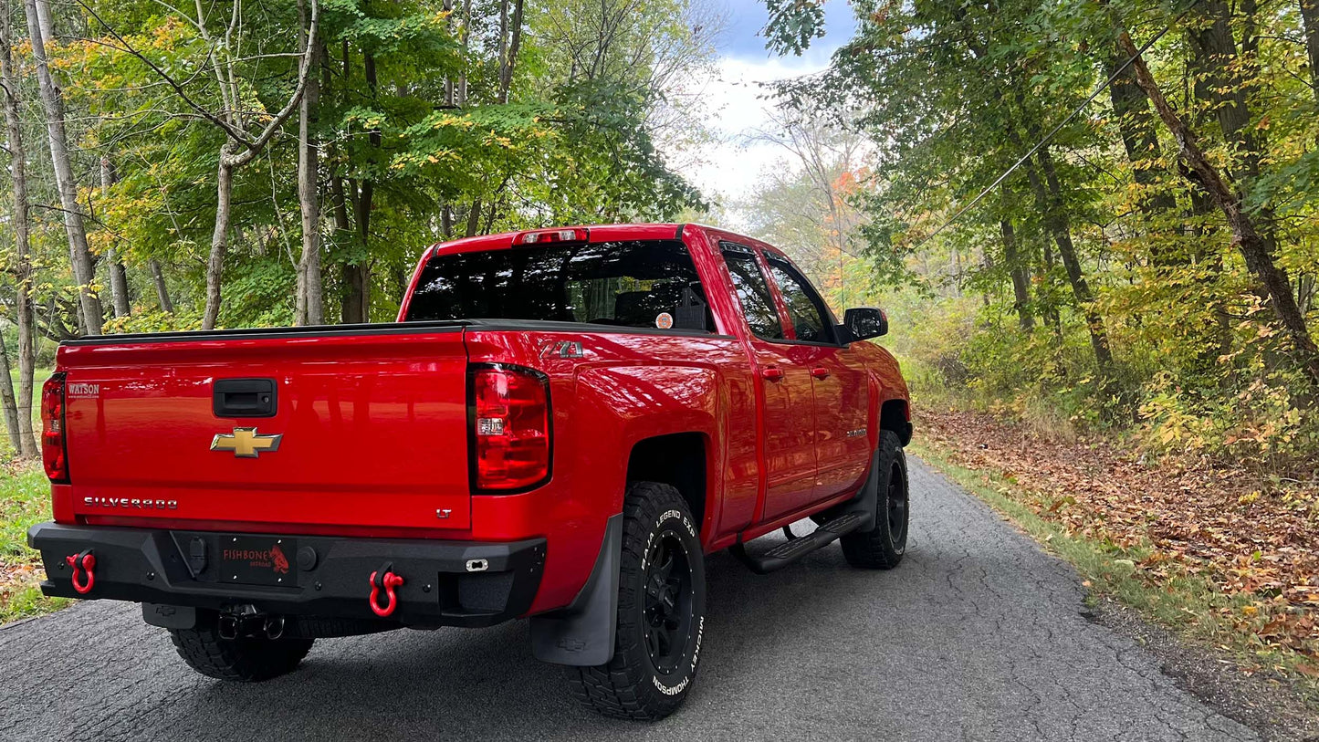 Fishbone Offroad Rockfish Rear Bumper for 2014-2018 Chevy Silverado FB22451