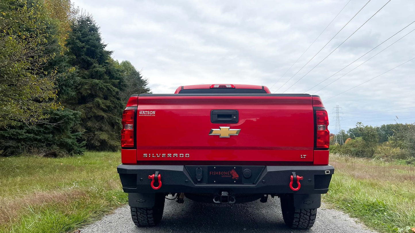 Fishbone Offroad Rockfish Rear Bumper for 2014-2018 Chevy Silverado FB22451