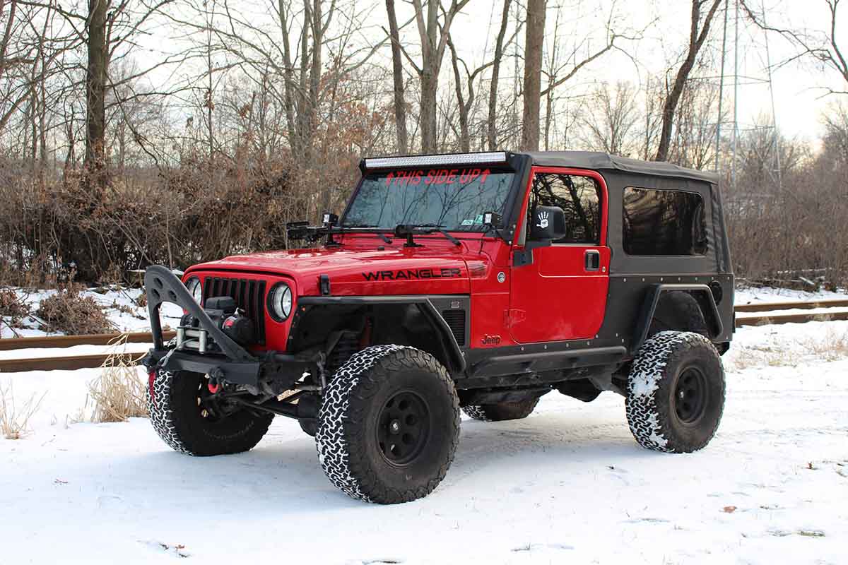Fishbone Offroad Rear Tube Fender Set for 1997-2006 Jeep Wrangler FB23029R