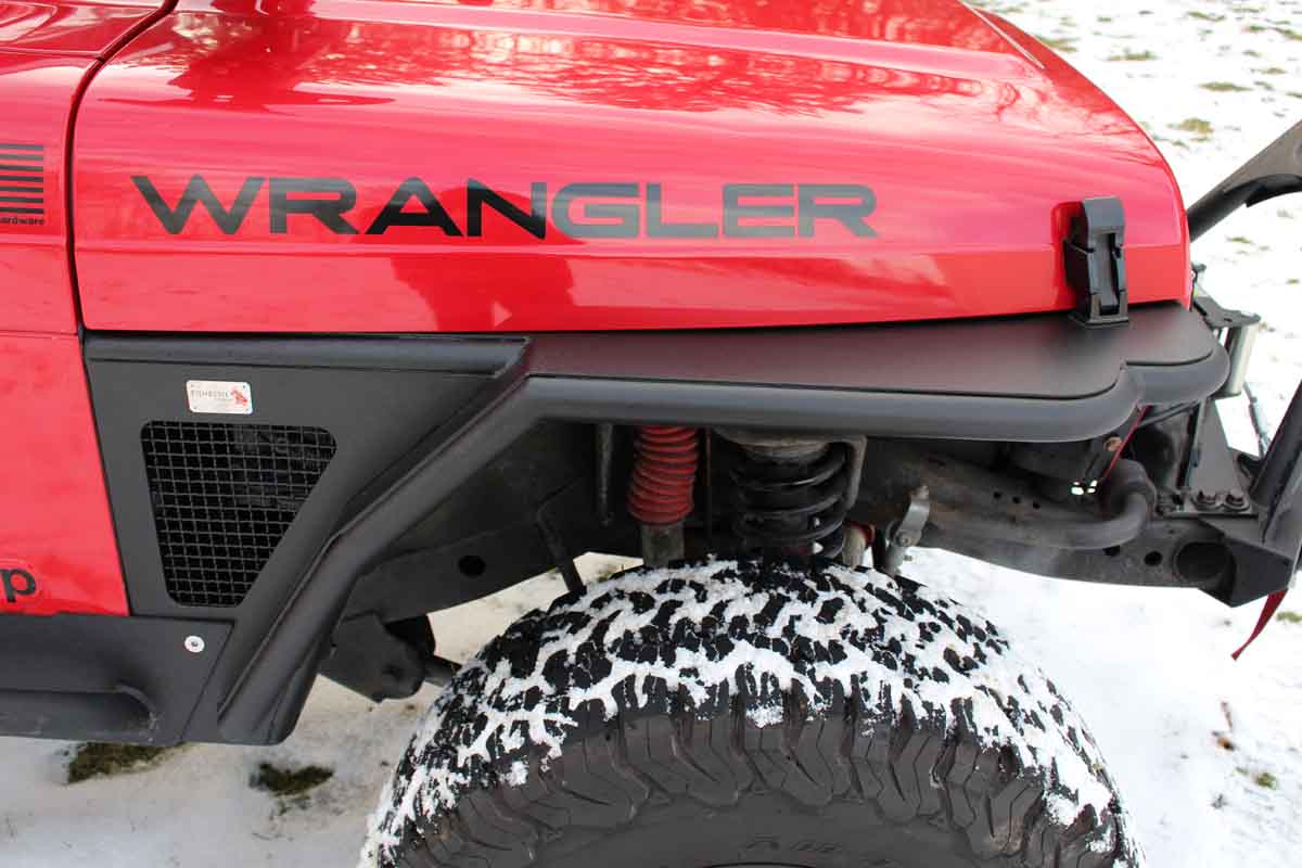 Fishbone Offroad Rear Tube Fender Set for 1997-2006 Jeep Wrangler FB23029R