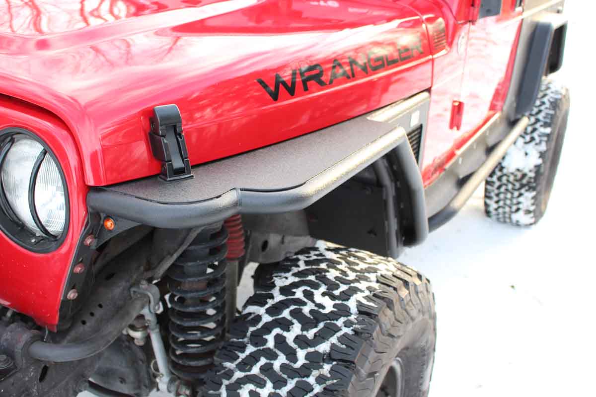 Fishbone Offroad Front Tube Fenders for 1997-2006 Jeep Wrangler FB23029F