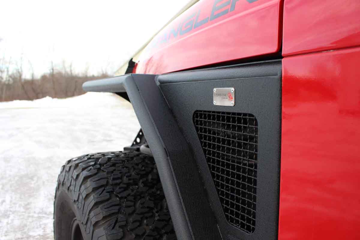 Fishbone Offroad Rear Tube Fender Set for 1997-2006 Jeep Wrangler FB23029R