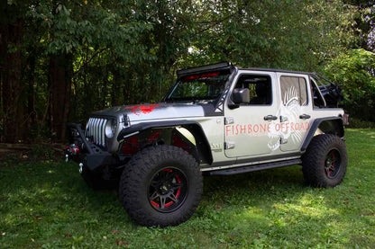 Fishbone Offroad Step Sliders 2018-2027 Jeep Wrangler JLU FB23083