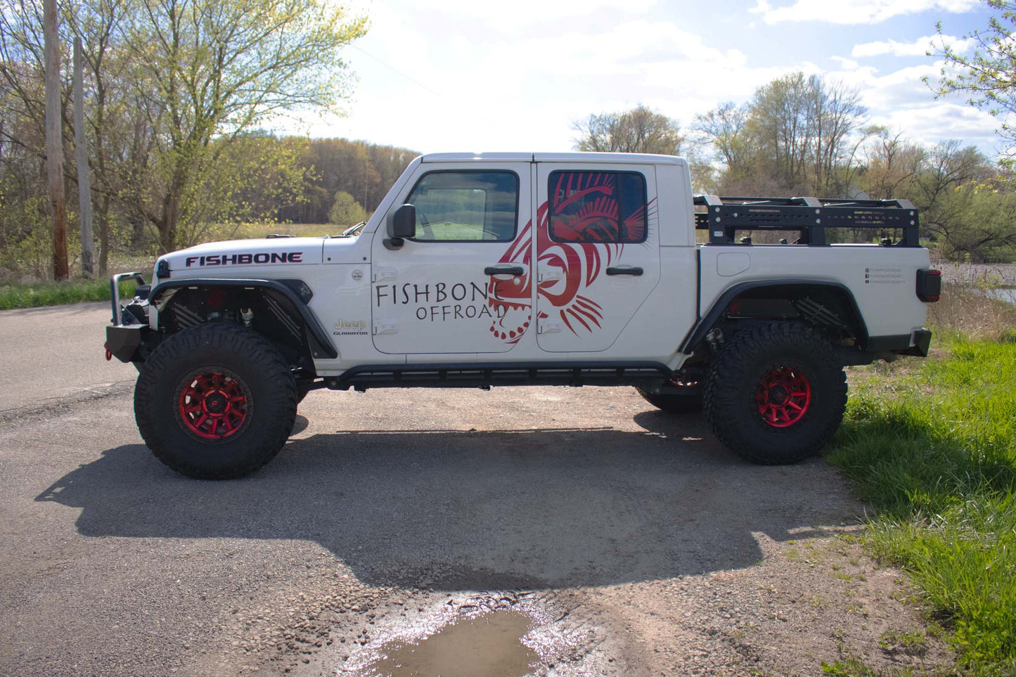 Fishbone Offroad Rear Steel Elite Fenders for 2020-Current Jeep Gladiator FB23144R