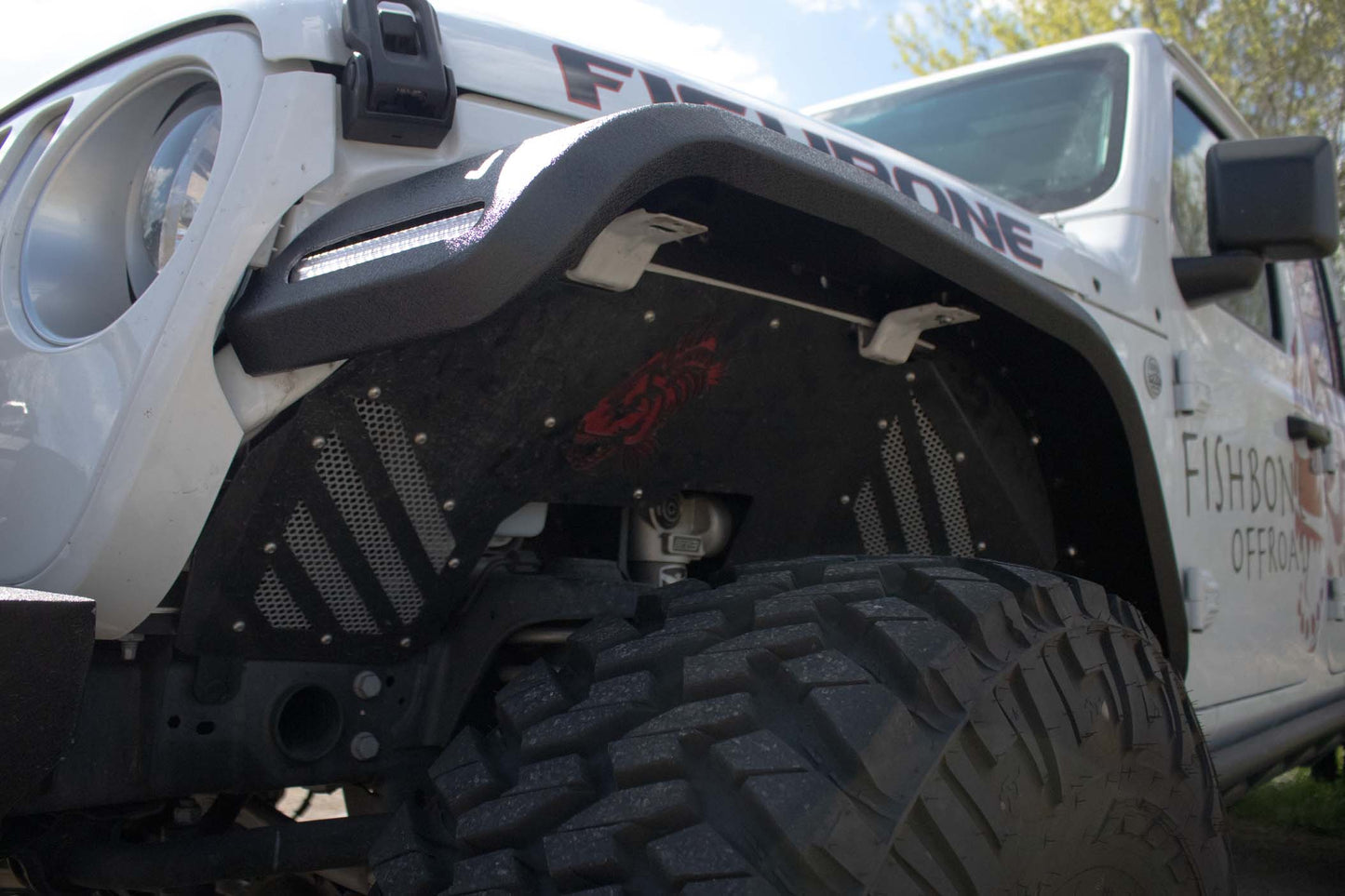 Fishbone Offroad Front Steel Elite Fenders for 2018-Current Jeep Wrangler & 2020-Current Jeep Gladiator FB23454F