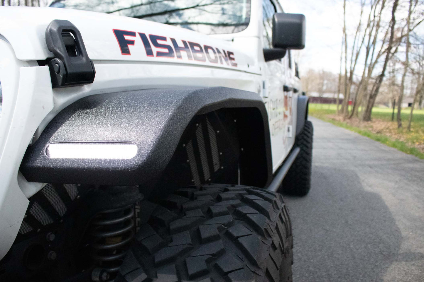 Fishbone Offroad Front Steel Elite Fenders for 2018-Current Jeep Wrangler & 2020-Current Jeep Gladiator FB23454F