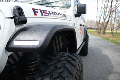 Fishbone Offroad Front Steel Elite Fenders for 2018-Current Jeep Wrangler & 2020-Current Jeep Gladiator FB23454F
