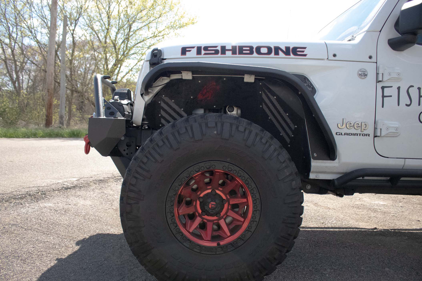 Fishbone Offroad Front Steel Elite Fenders for 2018-Current Jeep Wrangler & 2020-Current Jeep Gladiator FB23454F
