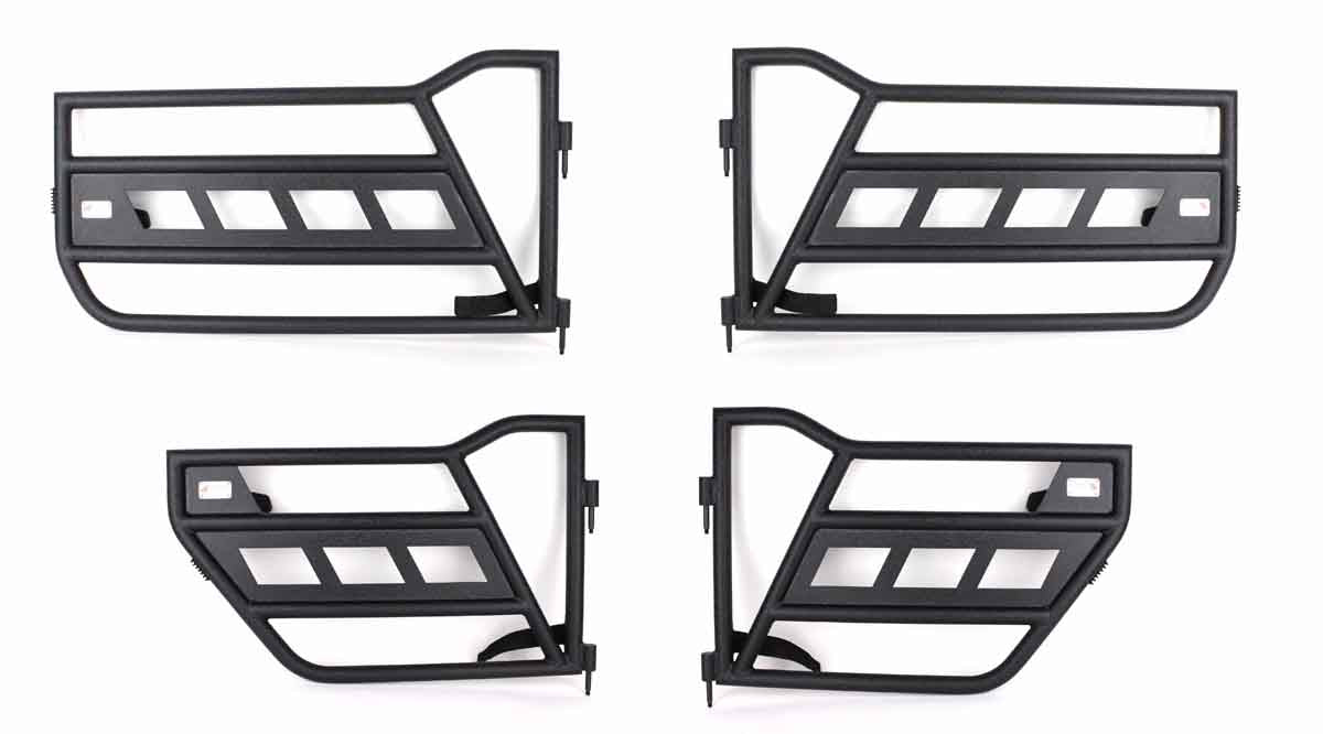 Fishbone Offroad Front and Rear Tube Doors for 2018 & Up Jeep Wrangler/Gladiator FB24086