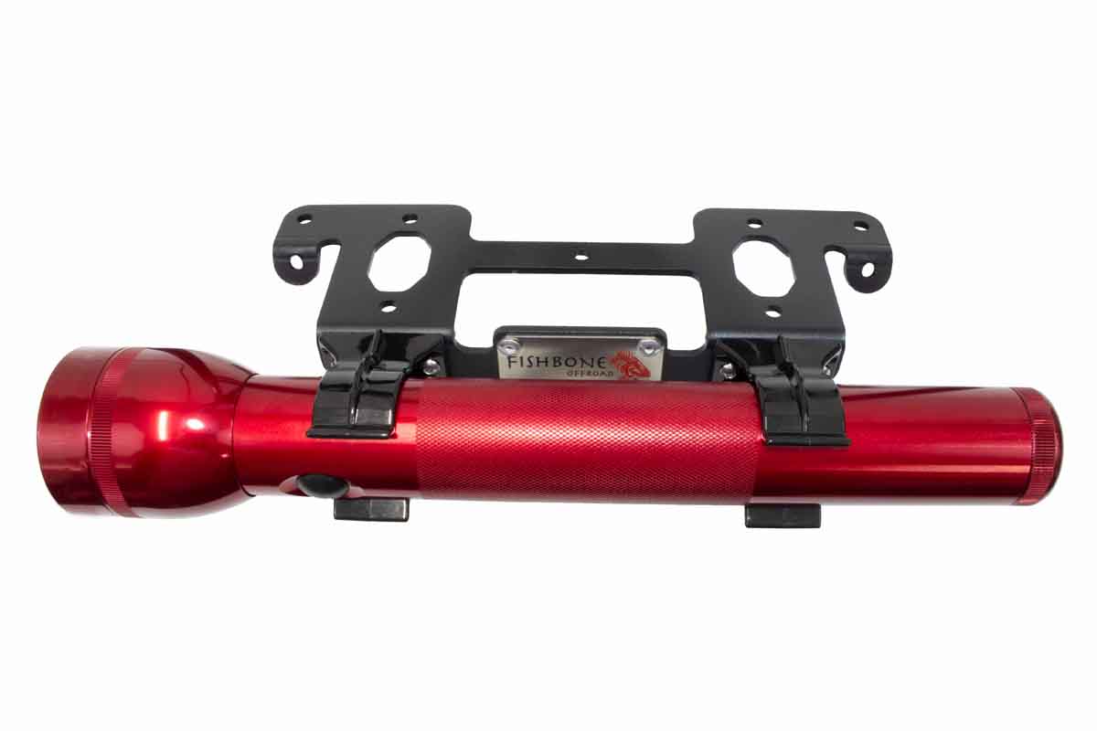 Fishbone Offroad Front Roll Bar Flashlight Mount for 2018-2023 Jeep Wrangler FB25092
