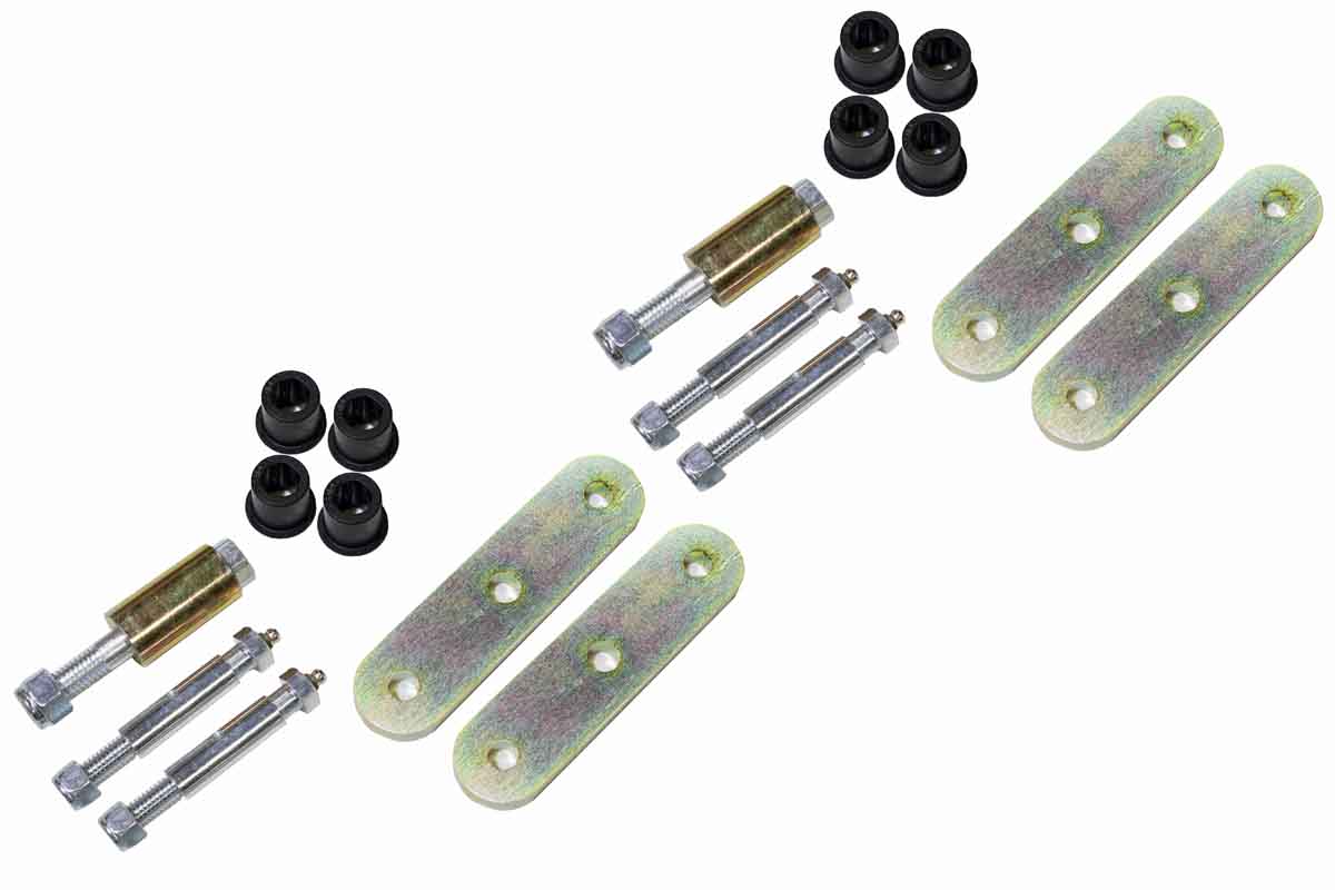 Fishbone Offroad Front/Rear Greaseable Shackles for 1946-1975 Jeep CJ-5 FB27222