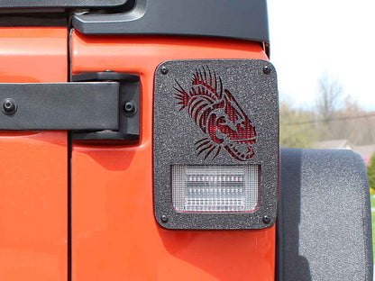 Fishbone Offroad Tail Light Covers for 1976-2006 Jeep CJ/Wrangler FB31043