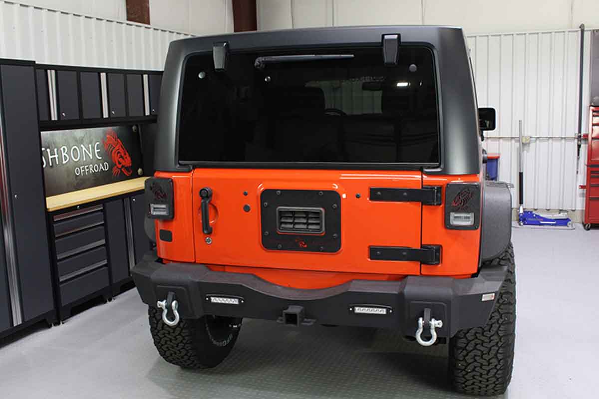 Fishbone Offroad Tail Light Covers for 1976-2006 Jeep CJ/Wrangler FB31043