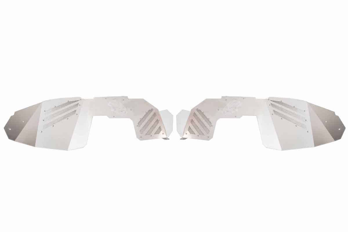 Fishbone Offroad RAW Aluminum Inner Fenders for 2018 & Up Jeep Wrangler/Gladiator FB33192F