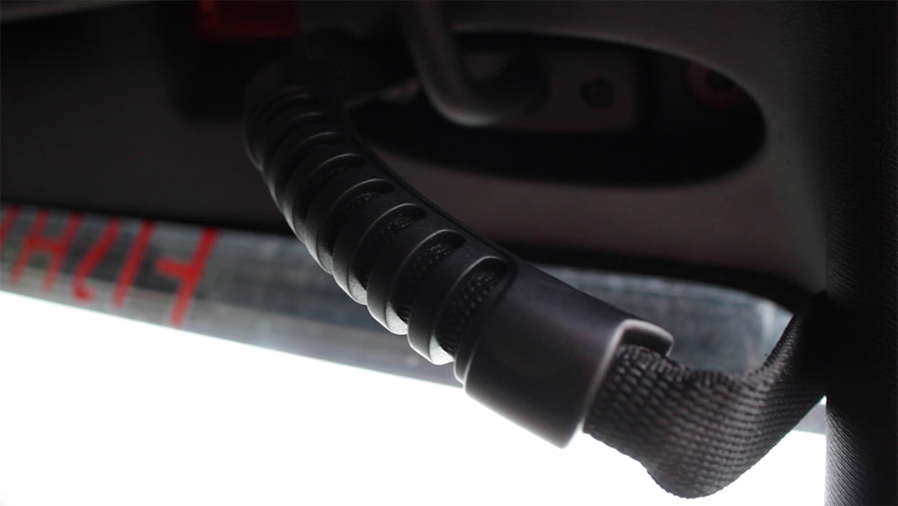 Fishbone Offroad Red Paracord Grab Handles for A-Pillar & Sound Bar for 2007-2018 Jeep Wrangler FB55284