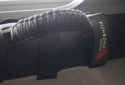 Fishbone Offroad Black Paracord Grab Handles w/ Three Straps FB55279