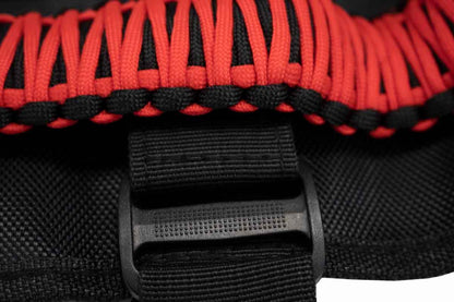 Fishbone Offroad Red Paracord Grab Handles w/ Three Straps FB55280
