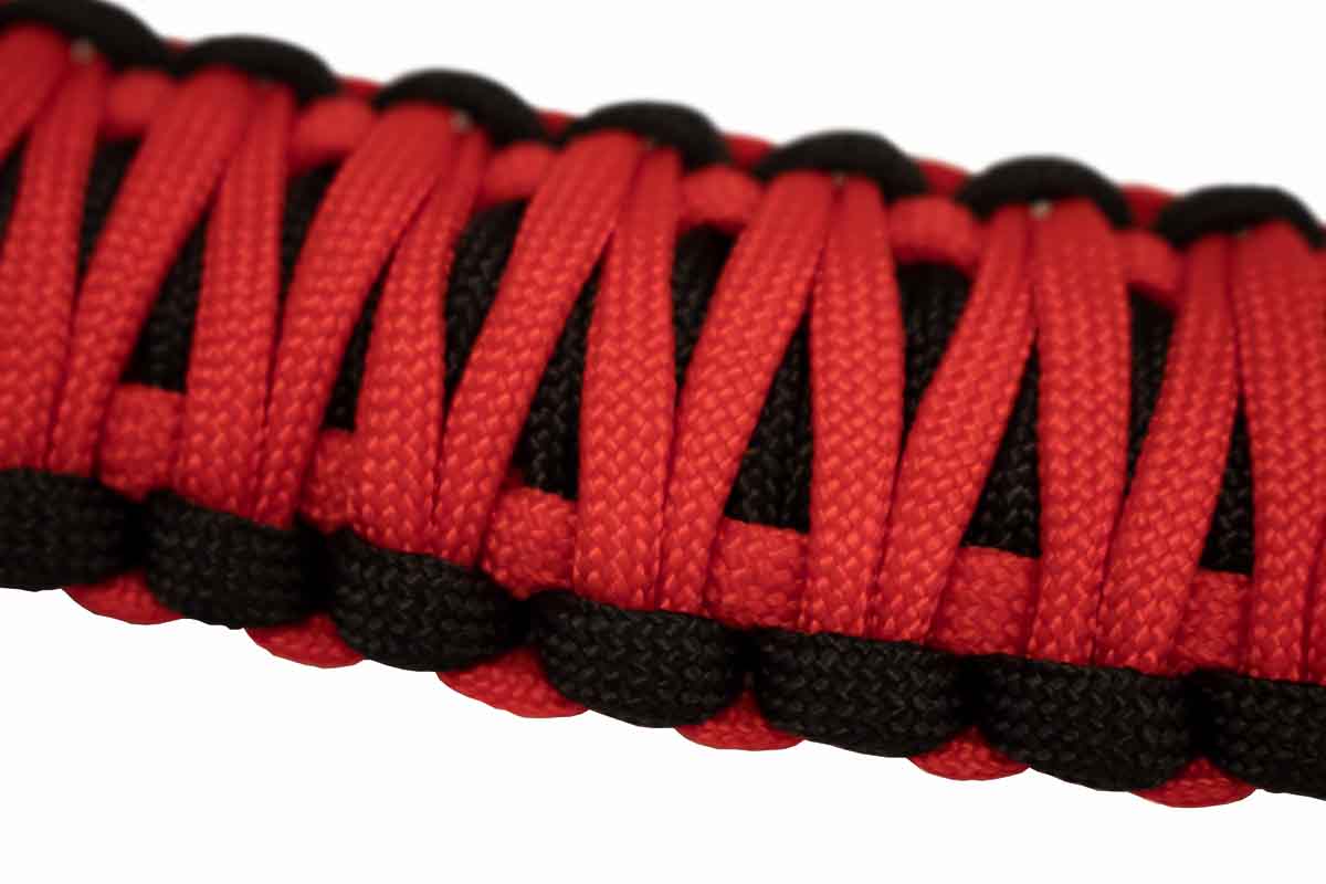 Fishbone Offroad Red Paracord Grab Handles for A-Pillar & Sound Bar for 2007-2018 Jeep Wrangler FB55284