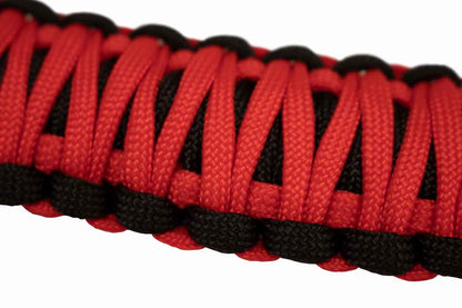 Fishbone Offroad Red Paracord Grab Handles for A-Pillar & Sound Bar for 2007-2018 Jeep Wrangler FB55284