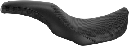 SADDLEMEN Profiler Basket-weave Seat - Black - Dyna '06-'17 806-04-147