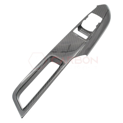 2024+ S650 Mustang Hard Carbon Fiber Window Switch Control Trim Cover | V2