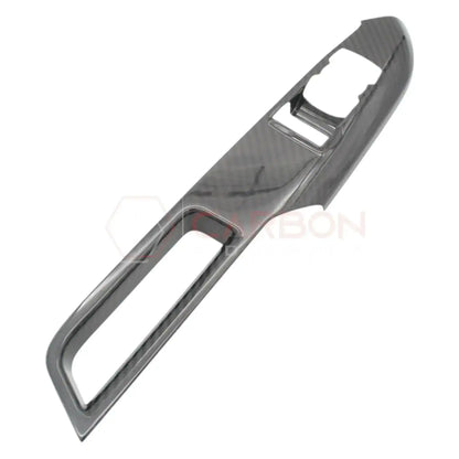 Real Carbon Fiber Window Switch Control Trim Covers V2 for 2024+ Ford Mustang