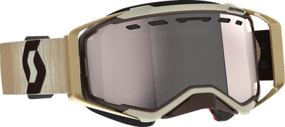 SCOTT Prospect Snow Cross Goggle - Beige/Brown - Enhancer Silver Chrome 272846-1074313