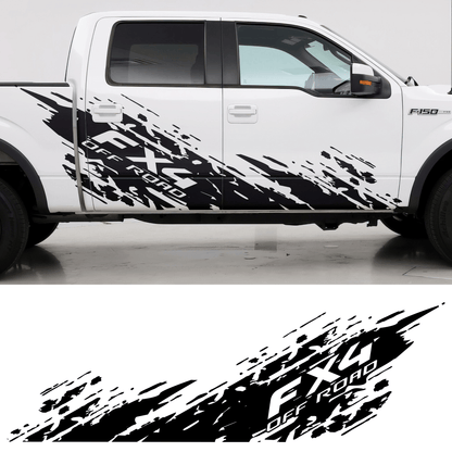 Raptor Mud Splash Decal. #6792