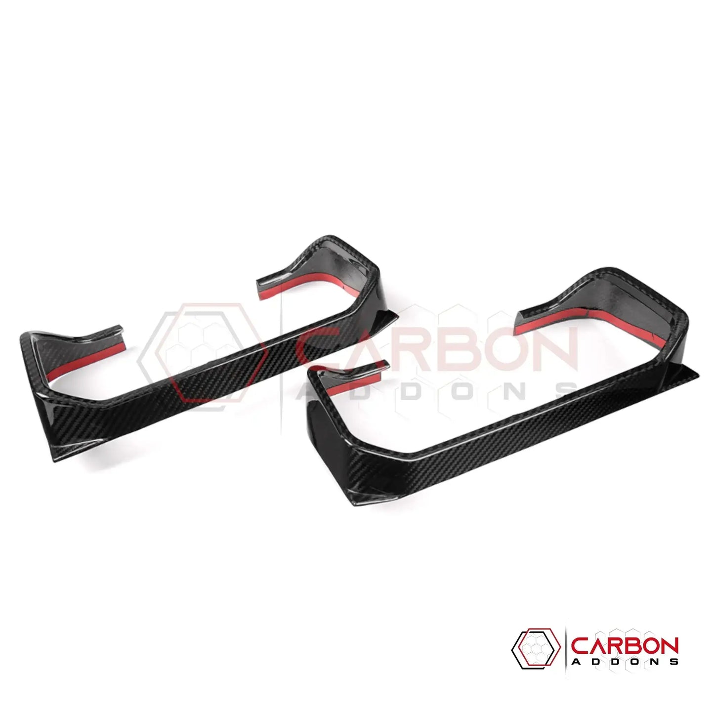 Carbon Fiber Rear Tail Light Trim Bezel Cover For Ford Bronco Raptor | Glossy or Matte